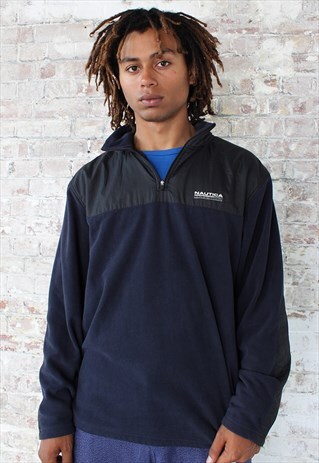VINTAGE NAUTICA 1/4 ZIP FLEECE