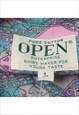 VINTAGE OPEN ENTERPRISE PATTERNED PINK SHIRT MENS
