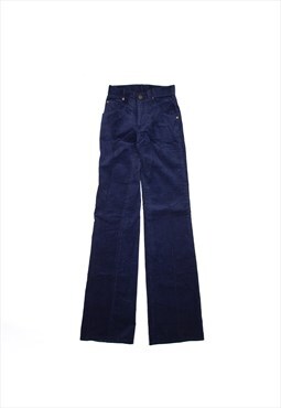 LEE Nova Flare Blue Trousers Womens W23 L36