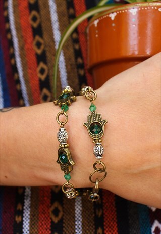 HANDMADE HIPPIE HAMSA BALI BRACELET
