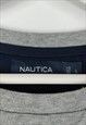 VINTAGE NAUTICA SWEATSHIRT CLASSIC IN GREY L