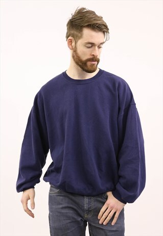 VINTAGE 1990S BLUE SWEATER