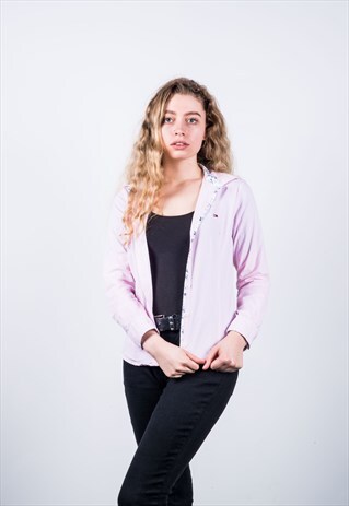 TOMMY HILFIGER VINTAGE 1990S PINK STRIPED SHIRT