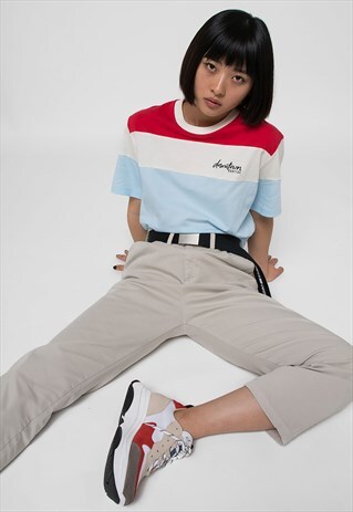 "DOWNTOWN" TRICOLOR T-SHIRT