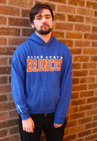 VINTAGE BOISE STATE BRONCOS USA HOODIE SWEATER