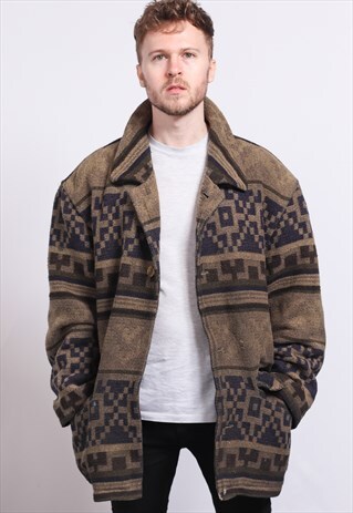 VINTAGE AZTEC INCA JACKET