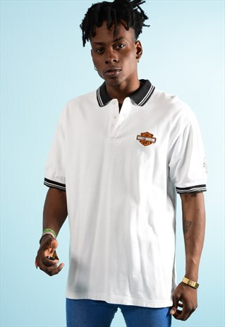 HARLEY DAVIDSON VINTAGE HARLEY DAVIDSON POLO SHIRT
