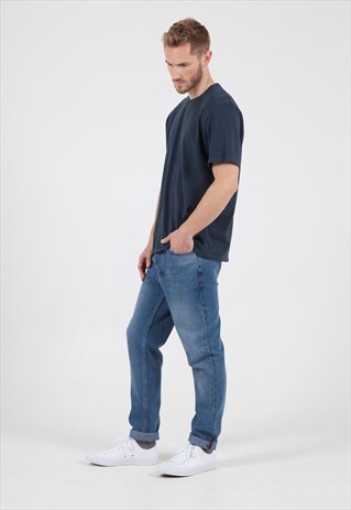 TAPERED SLIM JEANS IN VINTAGE WASH