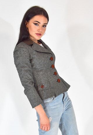 DOLCE & GABBANA JACKET GREY ELEGANT STYLE