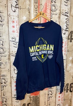 Vintage Michigan American College sweater XL