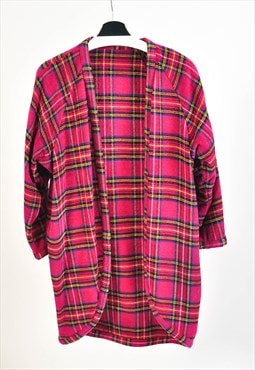 Vintage 90s checkered kimono top