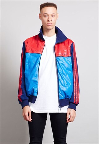 VINTAGE ADIDAS 1970'S MULTI COLOURED SPORTS JACKET