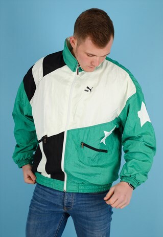 VINTAGE PUMA SHELL JACKET NJ656