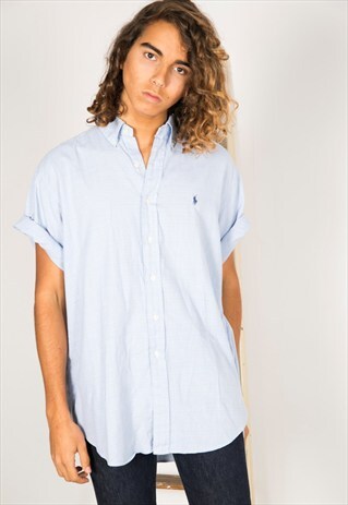 LAST UNIT SALE / VINTAGE 80S POLO RALPH LAUREN SHIRT / S0234