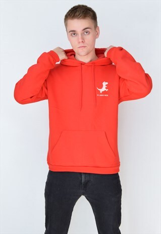 RED TI AMO REX (WHITE) HOODIE