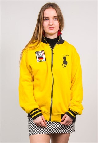 RALPH LAUREN VINTAGE 90'S YELLOW TRACKSUIT JACKET