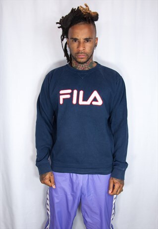 FILA EMBROIDED VINTAGE SWEATSHIRT