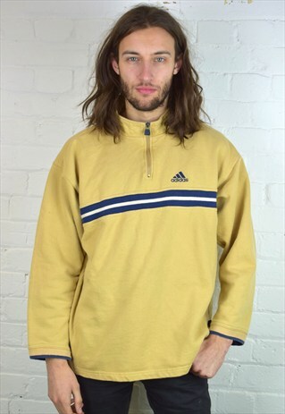 VINTAGE 90'S 1/4 ZIP ADIDAS SWEATSHIRT