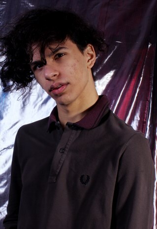 VINTAGE FRED PERRY BROWN POLO SHIRT