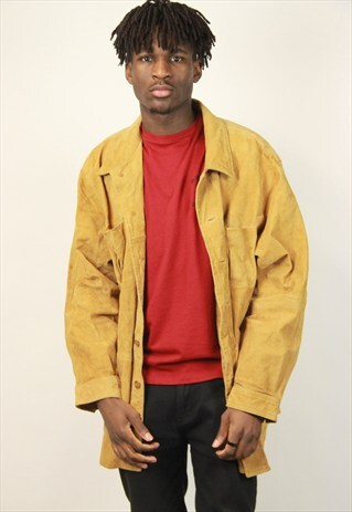 VINTAGE SUEDE SHIRT JACKET