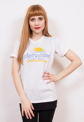 VINTAGE BARRY ISLAND T SHIRT