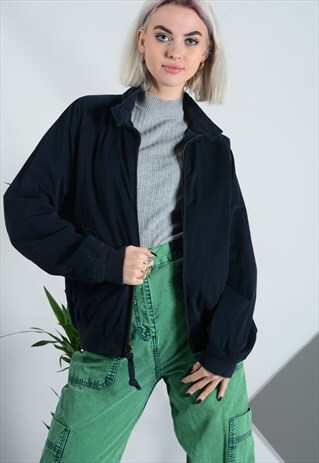 VINTAGE RALPH LAUREN HARRINGTON JACKET IN BLUE