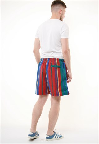 90S VINTAGE HI-TECH MULTICOLORS SUMMER SHORTS 14257