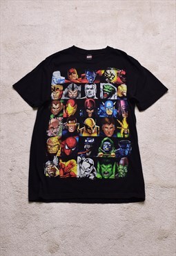 Vintage Marvel Mad Engine Black Character Print T Shirt