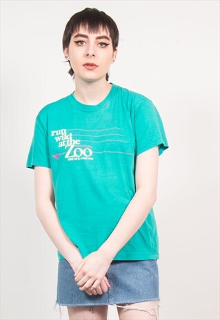 VINTAGE 80'S PHILADELPHIA ZOO RACE T-SHIRT