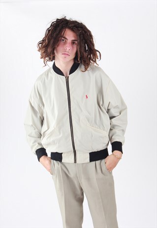 VINTAGE POLO RALPH LAUREN BOMBER JACKET
