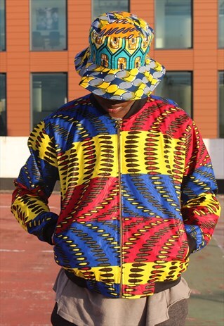 AFRICAN PRINT JACKET- FESTIVAL CLOTHING - FESTIVAL JACKET