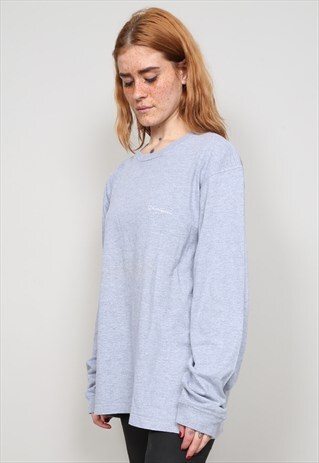 VINTAGE 90'S CHAMPION SUPER-OVERSIZED GREY SWEATSHIRT