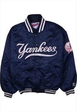 Vintage 90's Starter Bomber Jacket Yankees World Series MLB