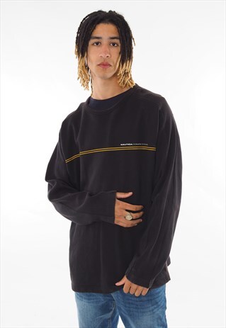 VINTAGE NAUTICA COMPETITION SWEATSHIRT BLACK
