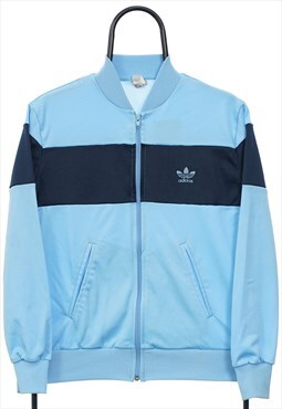 Vintage Adidas Made in England 70s Blue Tracksuit Jacket