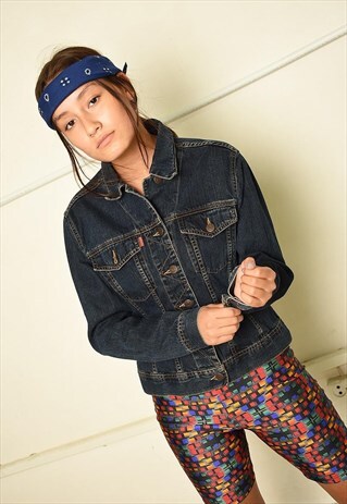 VINTAGE 90S RETRO DENIM TEEN JACKET