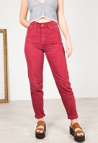 VINTAGE 80'S LEVI'S HIGH WAISTED JEANS / S0171