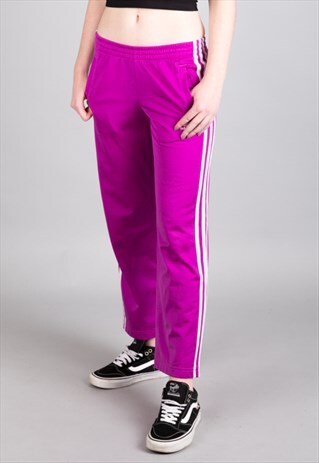 VINTAGE 90S ADIDAS TRACKSUIT BOTTOMS PINK