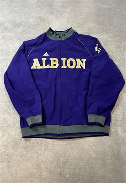 Adidas Track Jacket Albion Embroidered Logo Zip Up Jacket
