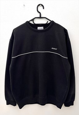 Vintage 90s reebok sportswear black sweatshirt small 