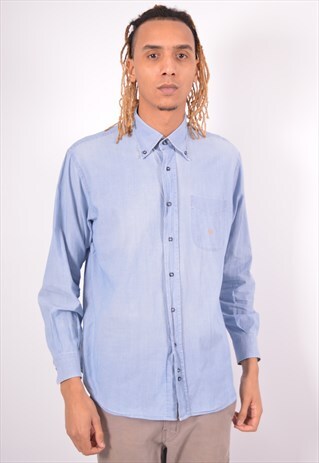VINTAGE BURBERRY SHIRT BLUE