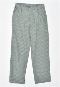 Vintage 90's Chino Trousers Check Green