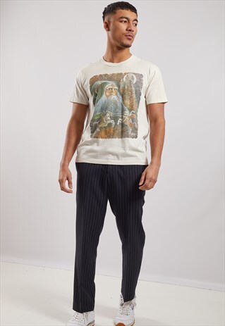 VINTAGE JOUSTING PRINT T-SHIRT