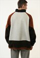 80S VINTAGE FLEECE QUARTER ZIP TOP PULLOVER 18830