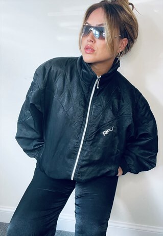 VINTAGE Y2K WATERPROOF SKI TRACKSUIT IN BLACK