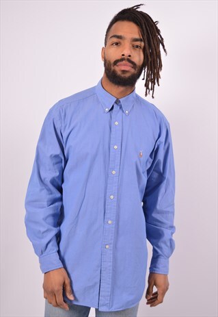 VINTAGE RALPH LAUREN SHIRT BLUE