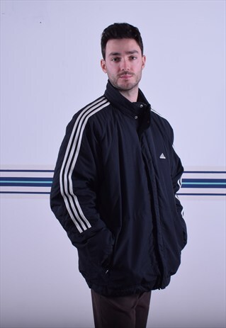 BLACK ADIDAS COAT