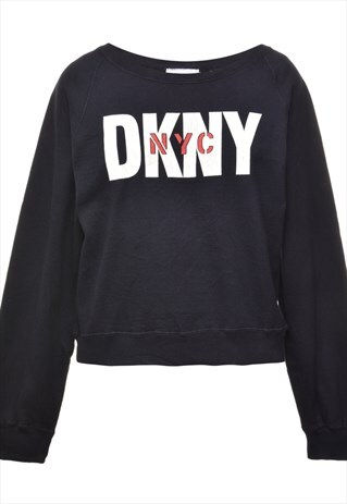 DKNY PRINTED SWEATSHIRT - M