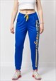 WRANGLER TRACK PANTS IN BLUE-YELLOW JOGGERS