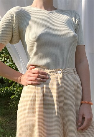 EGGSHELL SILK TOP